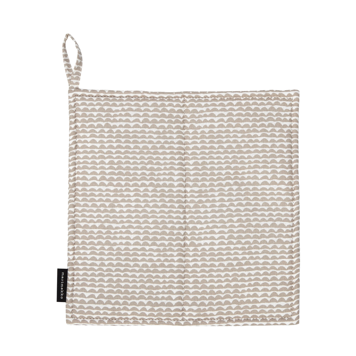 Beige bath towel