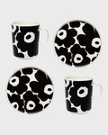 Marimekko Oiva/Unikko -aamiaissetti 2 kpl muki + lautanen